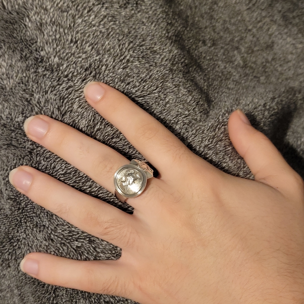 1864 Tiffany & Company/ Gorham Spartan Spoon Ring 61 - Picture 6 of 16